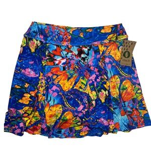 Dona Jo Skort Athletic Women Size 3XL XXXL NWT Colorful Bright Tennis Pickleball